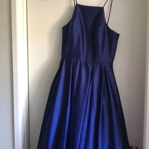 Royal blue dress